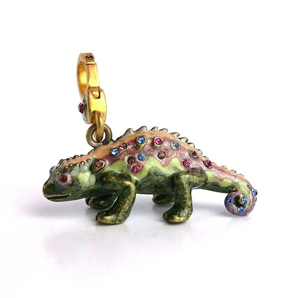 JAY STRONGWATER CHARM CHAMELION SWAROVSKI NEW WITH POUCH NO BOX 100% AUTHENTIC